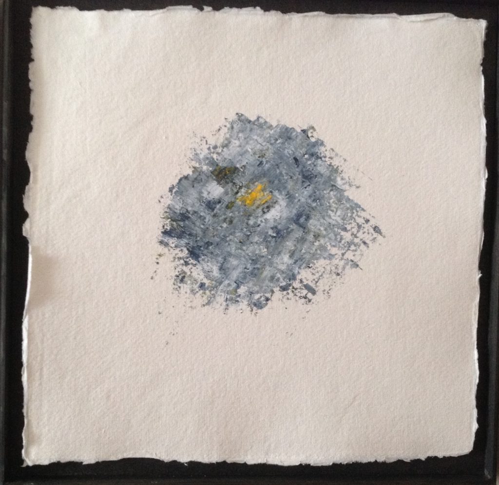 03-Asteroïde 2015 (30-30) Acrylique sur papier artisanal vivant en liberté dans boite américaine